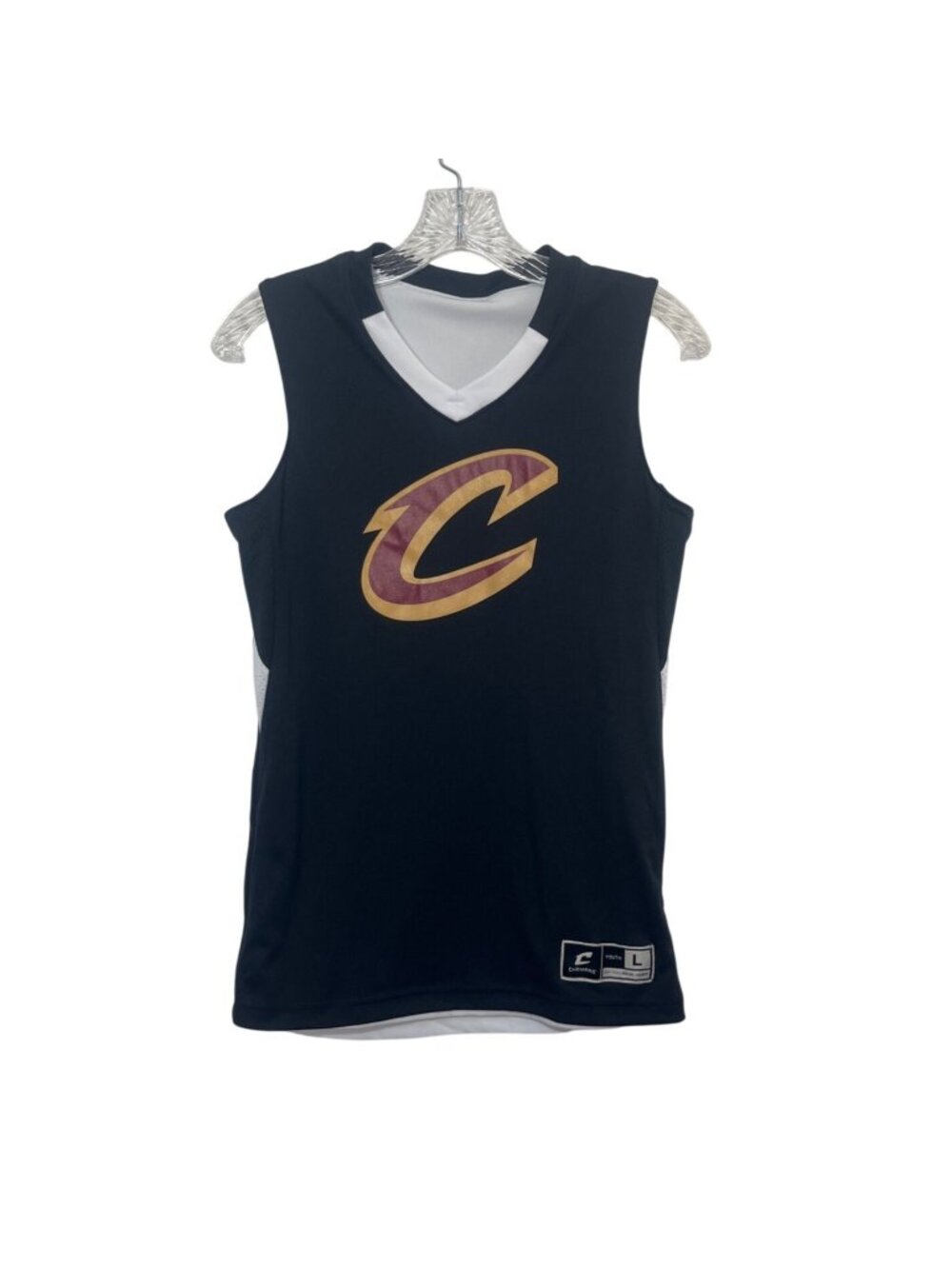 Cleveland Cavaliers Youth Reversible Jersey Boys Large Black White Champro